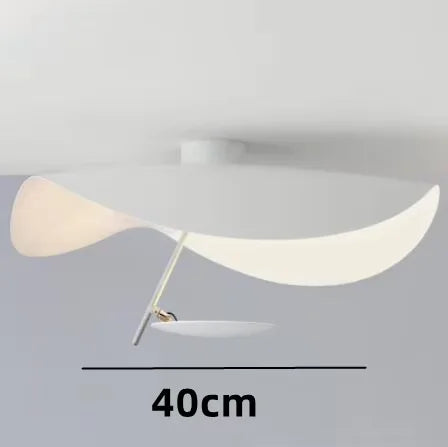 DecorBites™ Lederam Manta Pendant - Industrial Retro Style White/Black Ceiling Lamp