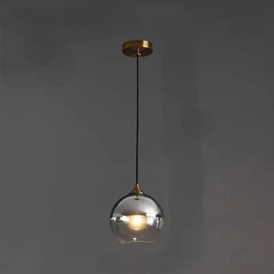 DecorBites™ Glass Ball Pendant Lights: Modern Kitchen Dining Room Ceiling Lamp