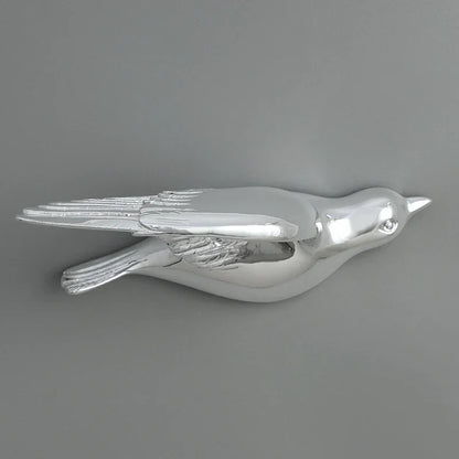 DecorBites™ Estatua de pájaro 3D de resina para decoración de pared en habitación infantil - Figura decorativa de animal