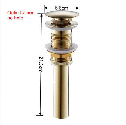DecorBites™ Brass Air Isolation Deodorant Basin Drain Pipe - Anti-Spill Water Drain