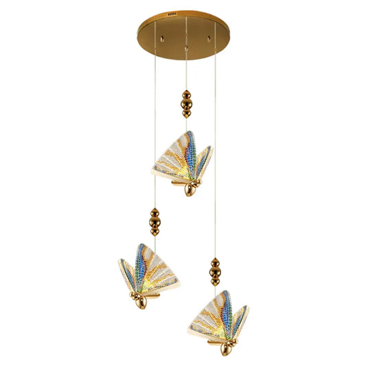 DecorBites™ Acrylic Butterfly Chandelier Ceiling Lamp Indoor Lighting