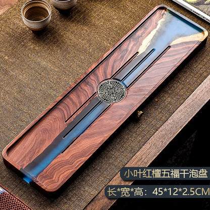 Bandeja de té de resina y madera hecha a mano DecorBites™ | Juego de té de burbujas para el hogar