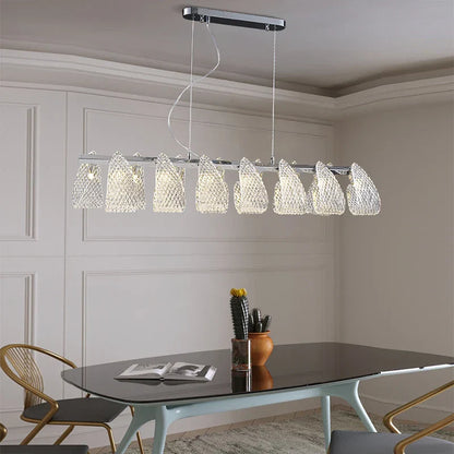 DecorBites™ Glass Pinecone LED Chandelier: Modern Art Deco Pendant Lighting