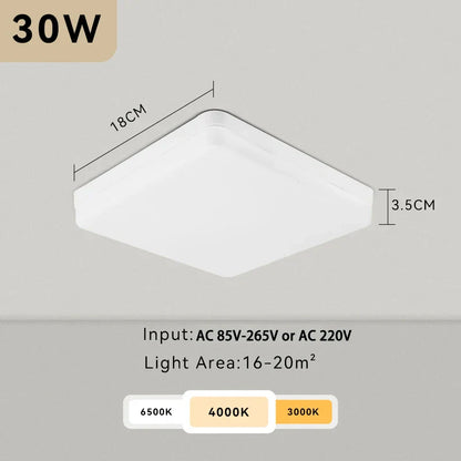 DecorBites™ LED Panel Ceiling Light Modern Kitchen Chandelier Surface Mount Fixture