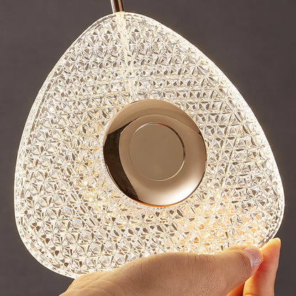 DecorBites™ Golden Acrylic LED Chandeliers for Living Room, Large & Creative Design Villa Lighting