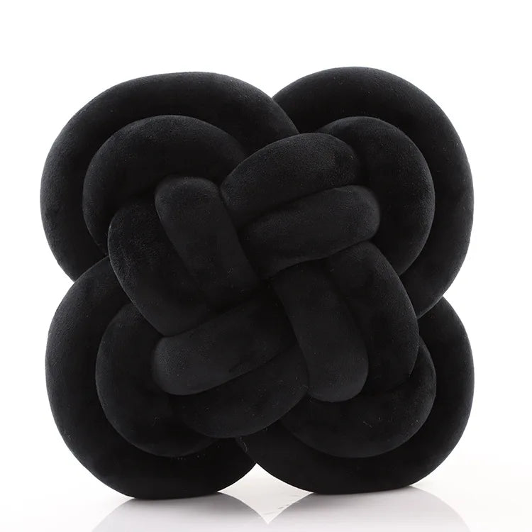 Plush Knot Ball Pillow