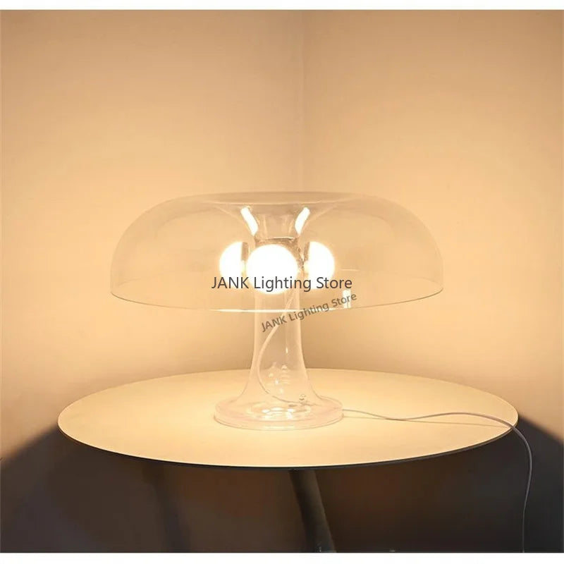 DecorBites™ Designer LED Mushroom Table Lamp for Modern Minimalist Decor Lighting in Bedroom & Living Room