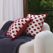 Juego de Fundas de Cojín Bordadas en Forma de Corazón Decorbites™ - Decoración de Simplicidad Nórdica para Sofá