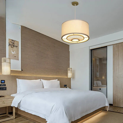 DecorBites™ Japanese Bamboo Chandelier Pendant Light for Living Dining Bedroom - Quiet Style Icon