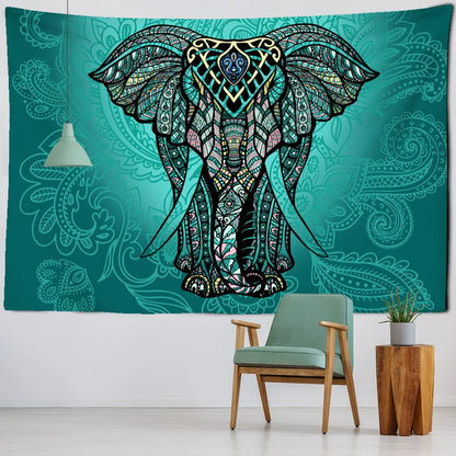 Decobites Elephant Mandala Tapestry Tree of Life Wall Hanging Psychedelic Witchcraft Home Decor