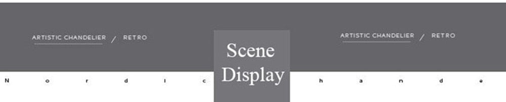 gray rectangular sign with white text scene display centered on it for a luxury gold crystal led ceiling chandelier for living room