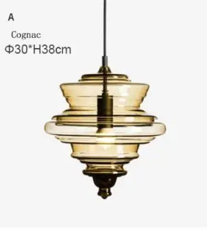 Decorbites™ Industrielles Vintage-Glas-Pendantleuchte für Esszimmer und Schlafzimmer