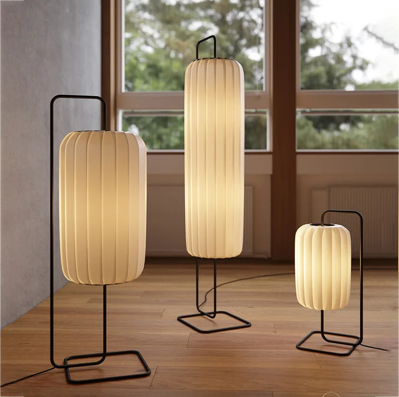 DecorBites™ Japanese Style LED Floor Lamp for Living Room Bedroom Tea House
