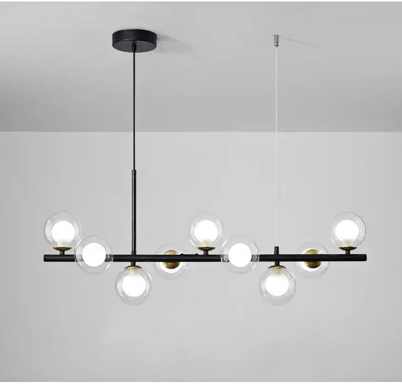 Glass Ball Ceiling Chandelier for Home Decor