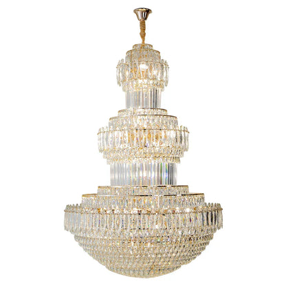 DecorBites™ Crystal Chandelier: Elegant Lighting for Home, Villa, Hotel Lobby