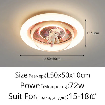 Lámparas de techo LED DecorBites™ con forma de astronauta para la habitación de los niños y el dormitorio