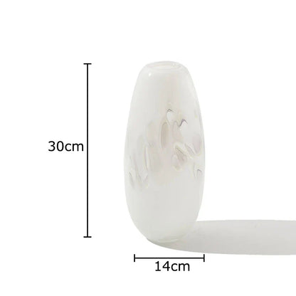 DecorBites™ Glass Vase: Hydroponic Flower Pot for Elegant Table Decor