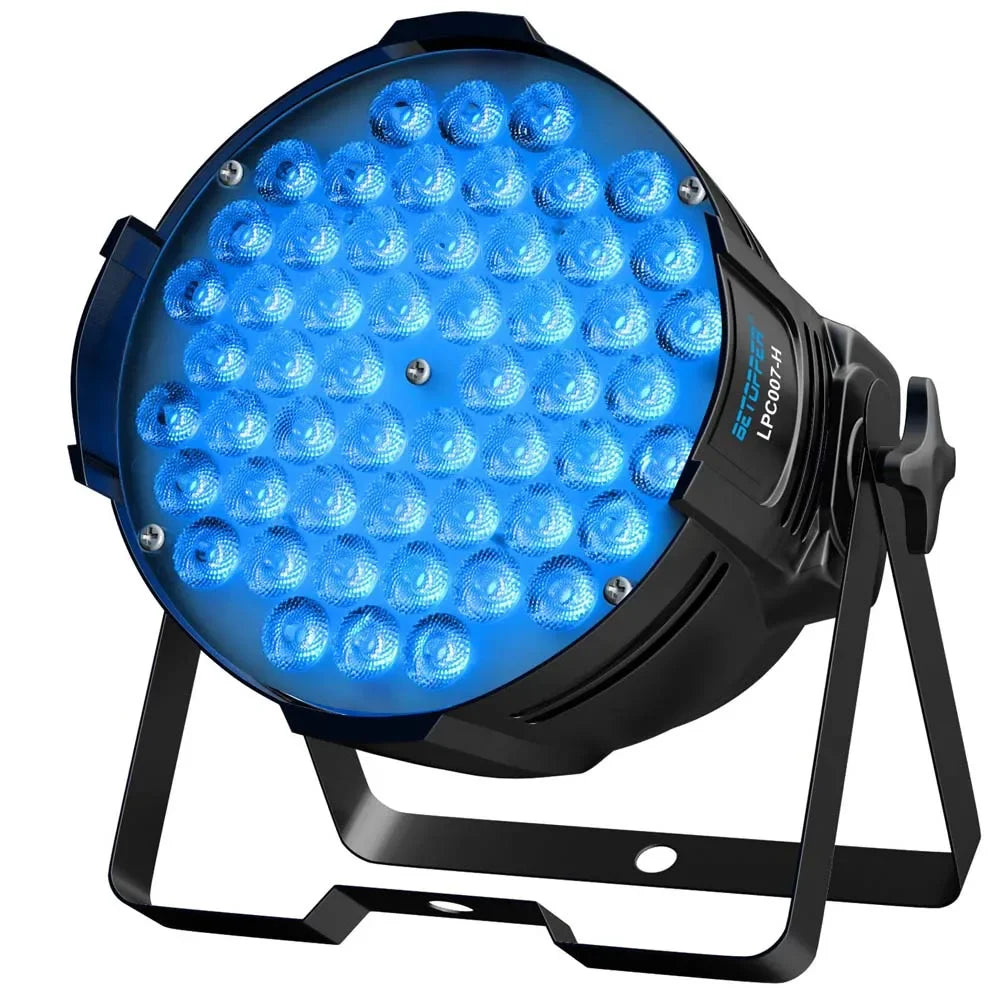 Decorbites™ Großer Wagen 54*3W Bunte Bühnenbeleuchtung mit DMX-Controller für Hochzeitsaufführungen