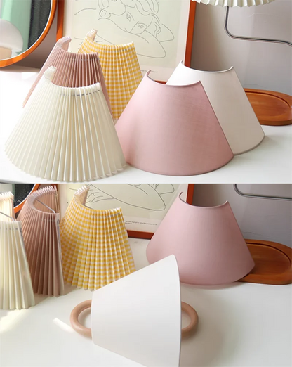 ديكوربايتس™ مصباح حائط من خشب الزان: فن قماشي على طراز وابي سابي لغرفة المعيشة أو غرفة النوم أو الشرفة