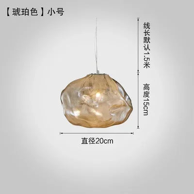 DecorBites™ Cloud Glass Pendant Lights | Nordic Modern Blown Crystal Suspension Lamps