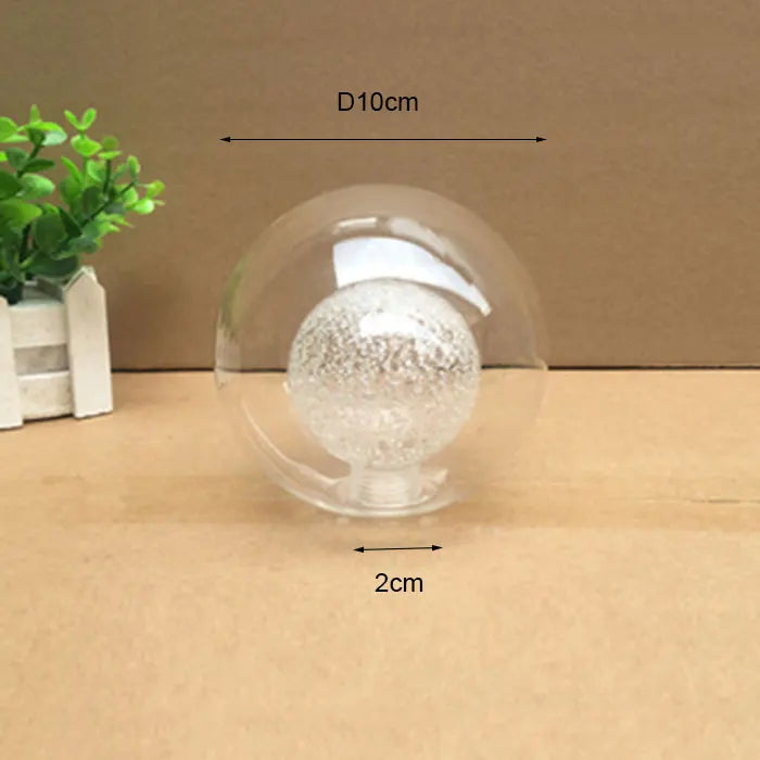 DecorBites™ Glass Shade Cover Replacement with 2cm Fitter Opening for Globe D8cm-D25cm Sizes