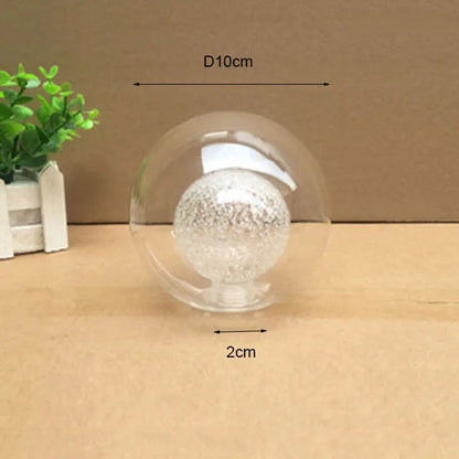 DecorBites™ Glass Shade Cover Replacement with 2cm Fitter Opening for Globe D8cm-D25cm Sizes