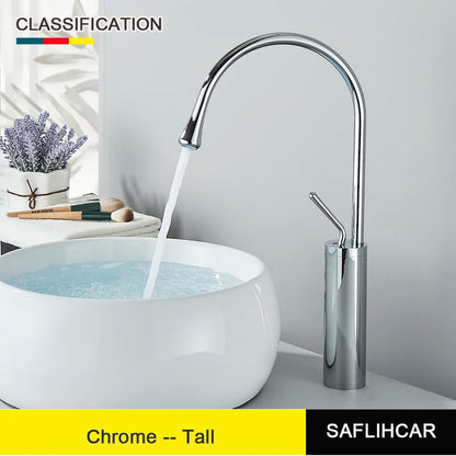 Brushed Gold Bathroom Basin Faucet