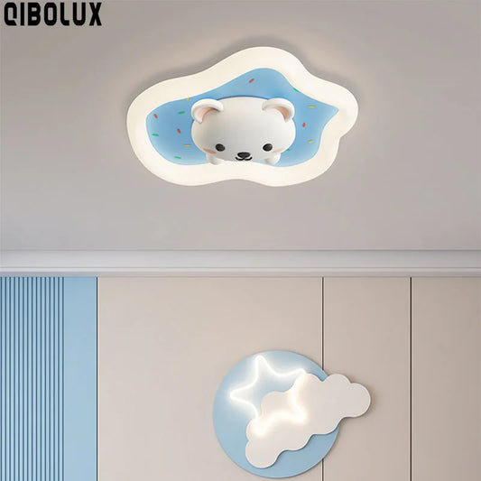DecorBites™ Kids Room Ceiling Lights Pink Blue Modern Children's Lamp for Home Decor