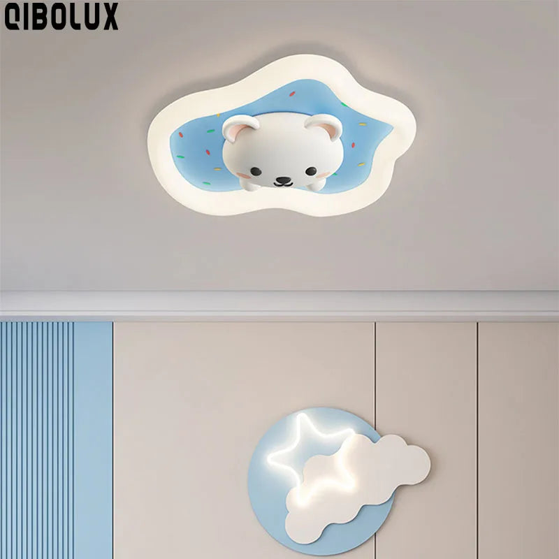 Pink Blue Ceiling Lamp