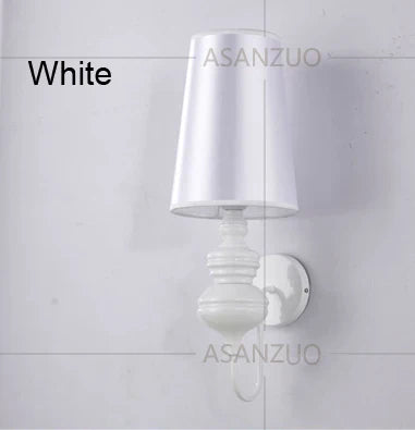 DecorBites™ Guards Wall Lamps: Gold Silver Black White Decor Lighting Fixture for Hotel Home.