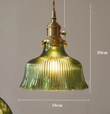 ديكوربايتس™ مصابيح معلقة زجاجية زرقاء لغرفة النوم وغرفة الطعام وغرفة المعيشة