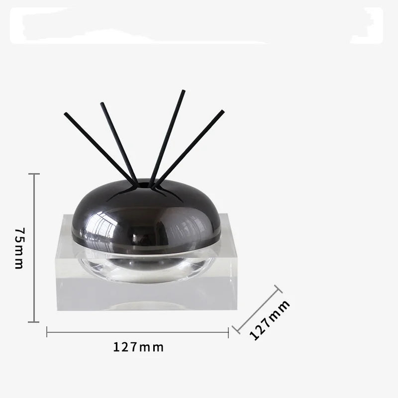 DecorBites™ Golden Geometry Aromatherapy Diffuser - Room Decoration Figurine