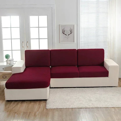 Decobites Waterproof L-shape Loveseat Slipcovers: Polar Fleece Sofa Covers