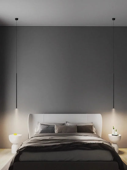 DecorBites™ LED Pendant Lights: Modern Minimalist Bedroom Chandelier Lamps for Living Room Décor