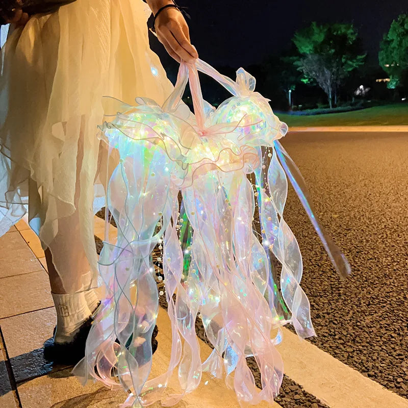 PVC Jellyfish Lantern Night Light