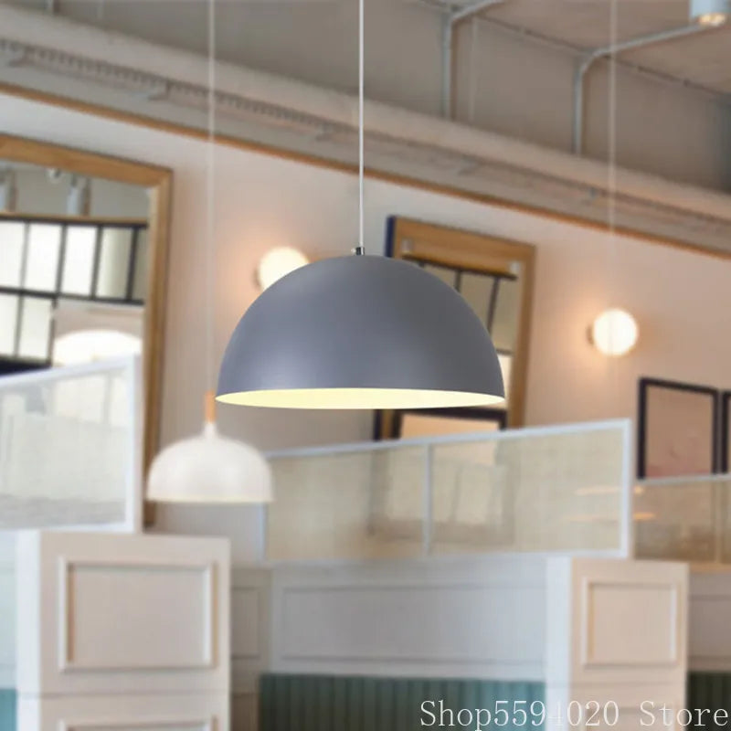 DecorBites™ Iron Lustre Pendant Lights: Modern Nordic Bar Counter Hanging Lamp Fixture for Home Decor