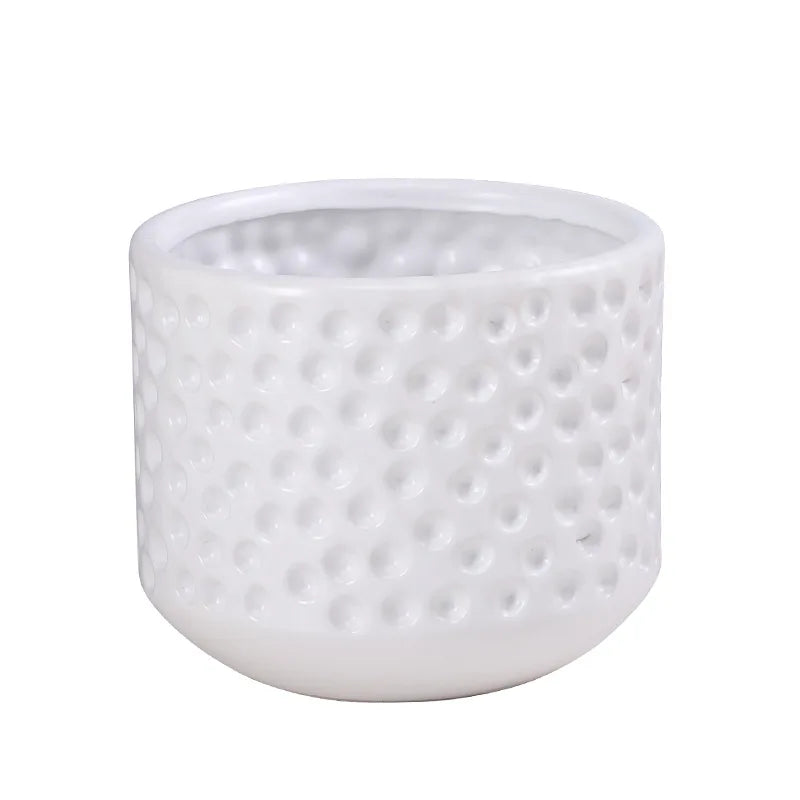 Macetas de Cerámica Dorada Decorbites™ Flor Suculenta Vaso Terrario Macetas para Plantas Decoración Hogar Balcón