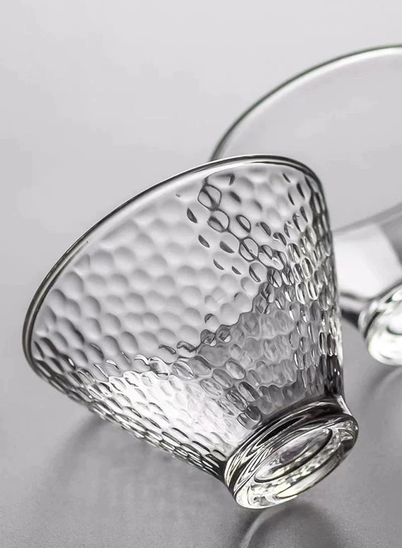 DecorBites™ Japanese Tea Cup Set of Cute Heat-resistant Glass Mugs and Teacups