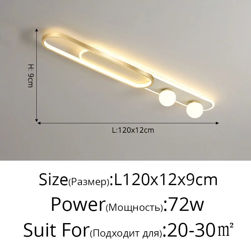 Decorbites™ Lámpara de pasillo LED para iluminación interior del hogar, dormitorio, porche y pasillo decorativo