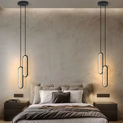 Nordic Black Metal Pendant Light Fixture
