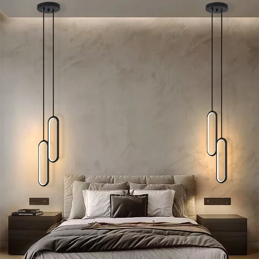 Nordic Black Metal Pendant Light Fixture