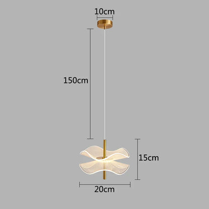 DecorBites™ Lotus Leaf Pendant Light, LED Chandelier for Restaurant and Bedroom