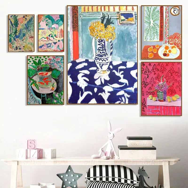 Decorbites™ Vintage Matisse Abstrakte Landschaft Wandkunst