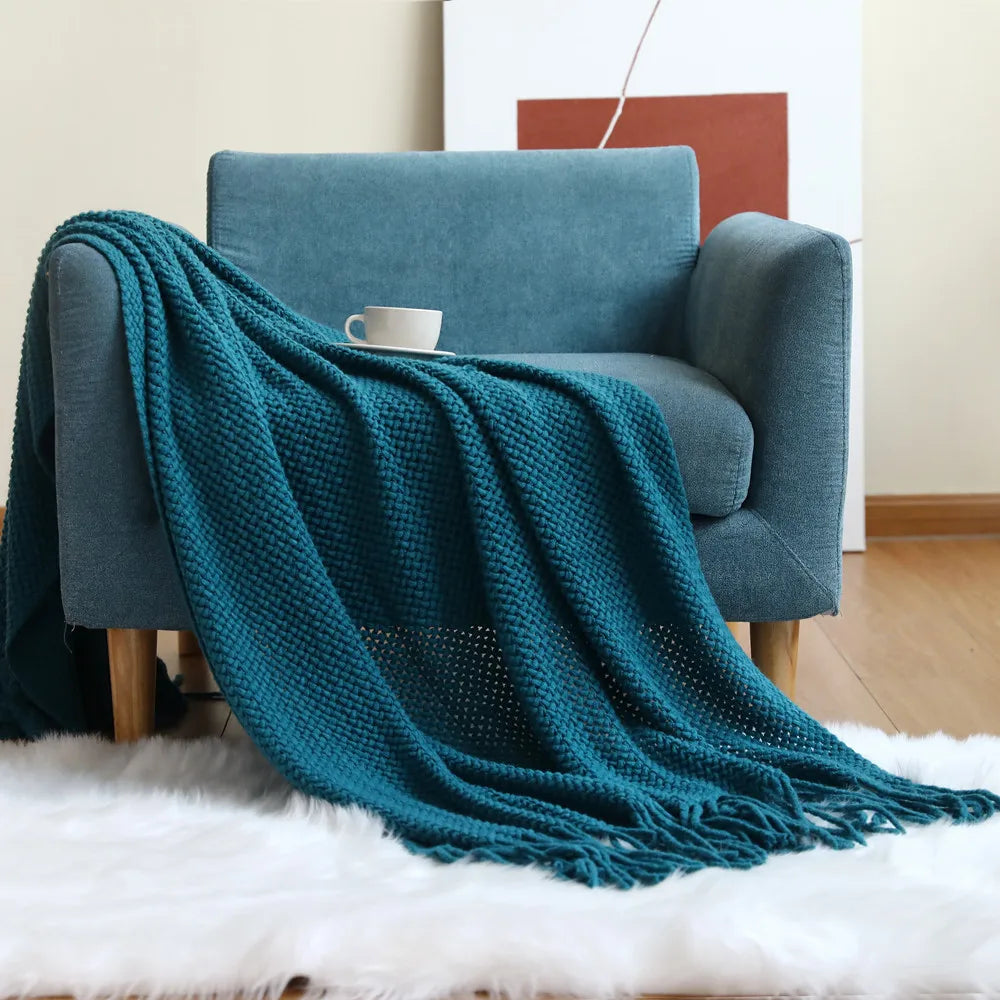 Nordic Wool Sofa Blanket