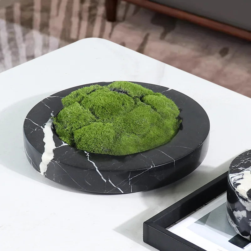 Tarro de almacenamiento de piedra de mármol antiguo DecorBites™ Caja de lujo