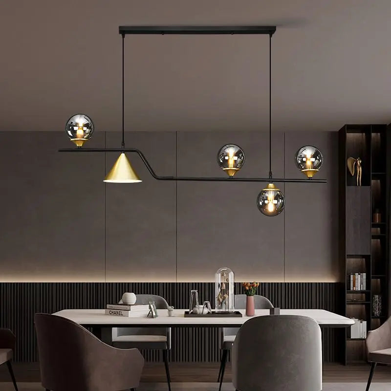 Decorbites™ Lineare Hängelampe Minimalistische Kronleuchter Moderne Nordische Esszimmertischlaterne