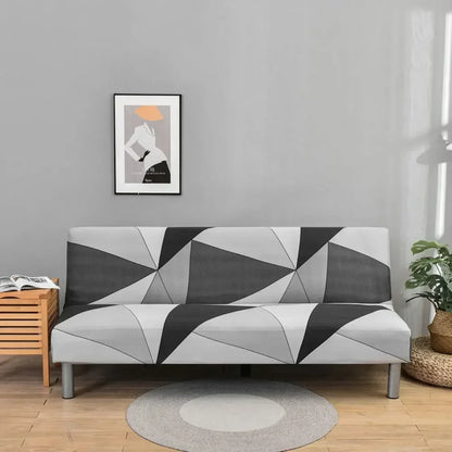 Decobites Stretchy Futon Sofa Cover for Sofa without Armrests