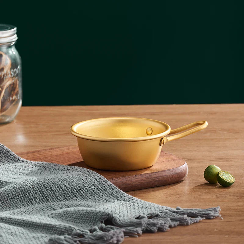 DecorBites™ Korean Ramen Cooking Pot Double Ear Soup Pot - Gas Stove Compatible, Home Kitchen