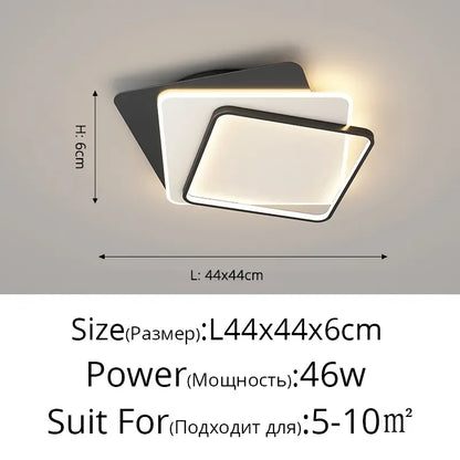 DecorBites™ LED Chandelier: Modern Dimming Lights for Home Living Dining Kitchen Bedroom Hall Lighting