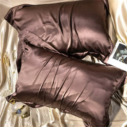 Decobites Silky Mulberry Silk Pillowcase | Luxury Skin Beauty Smooth Pillow Cover